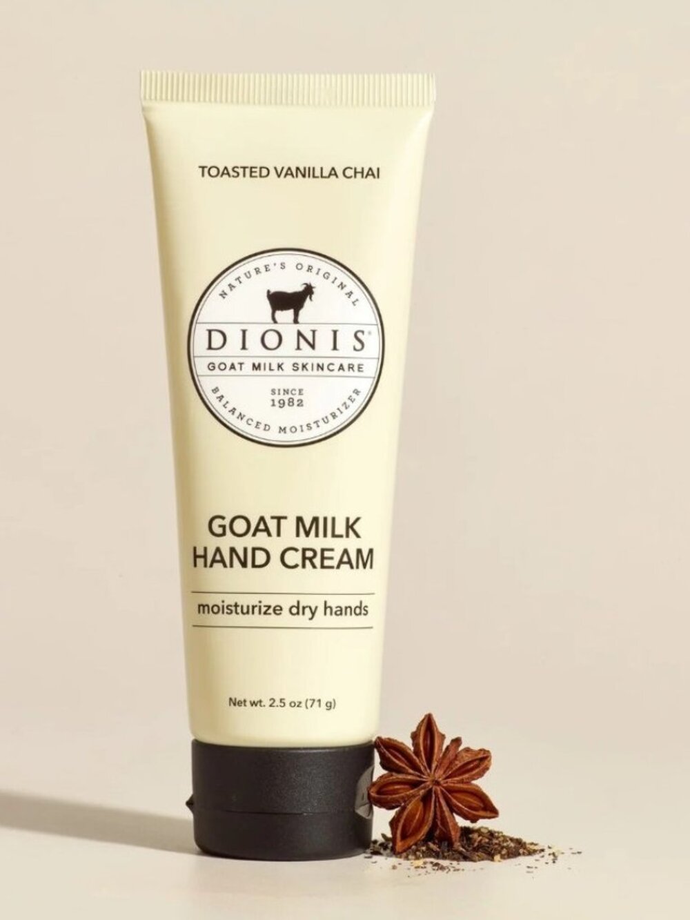 SEALED Dionis Goat Milk Hand Cream - Toasted Vanilla Chai 71g